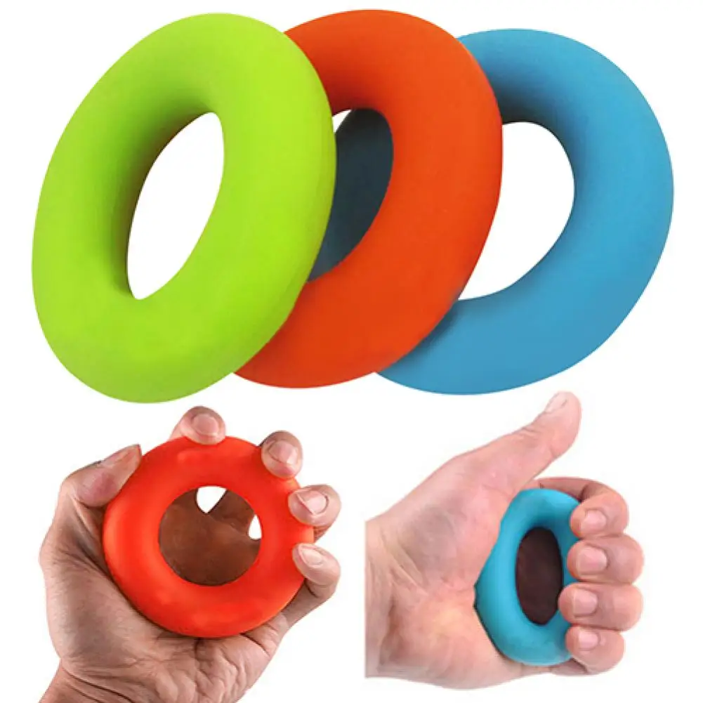 Silicone Easy Carrier Non-slip Hand Grip Strength Finger Hand Grip Muscle Power Training Silicone Ring Pro Sport Exerciser