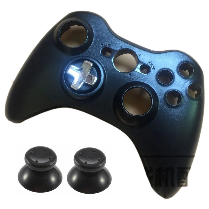 Original Black Controller Front Housing Shell Replacement Case Cover With D-pad Button for Microsoft Xbox 360 Gamepad