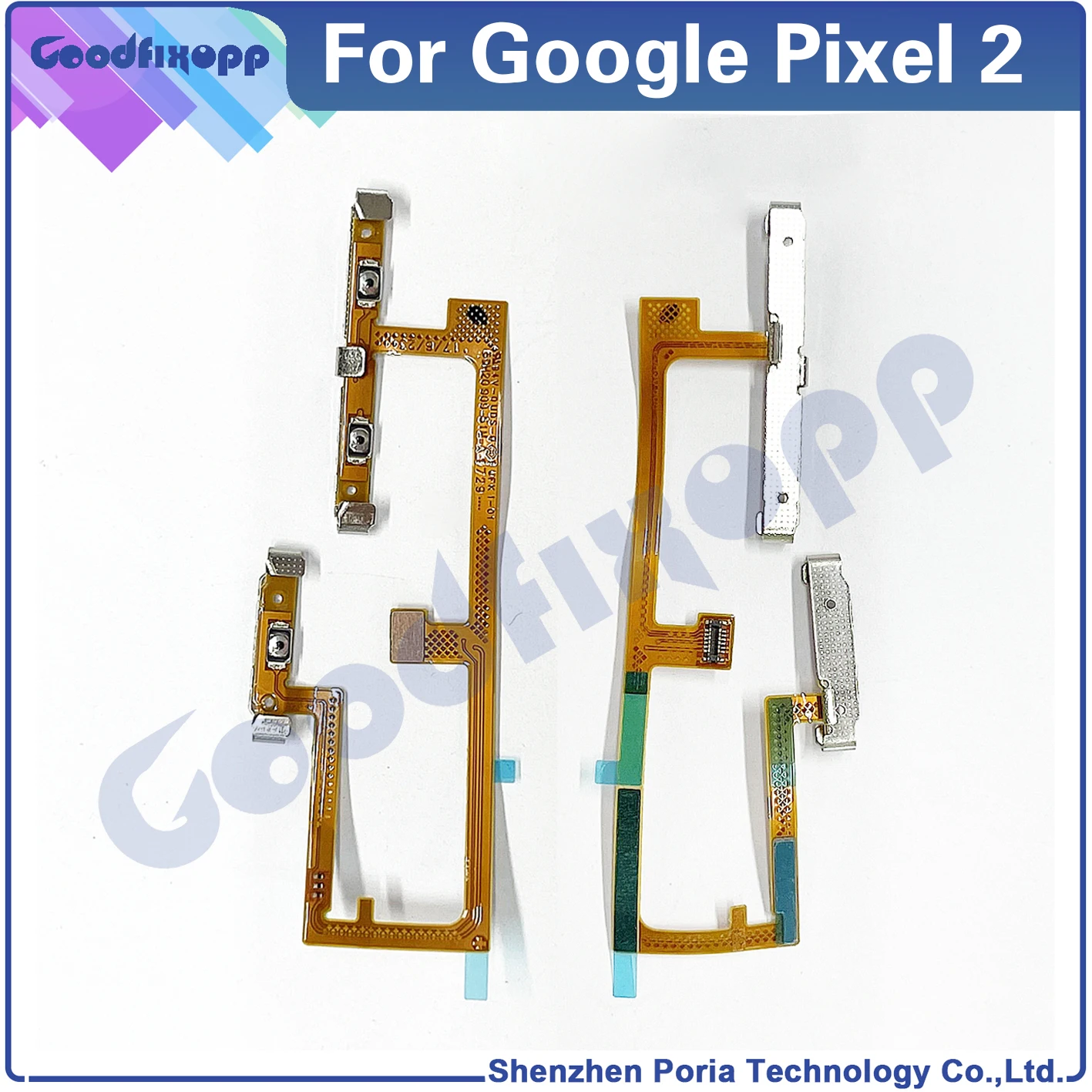 100% High Quality Testing For Google Pixel 2 Power On Off Key Flex Cable Power Button Flex Cable Replacement Parts