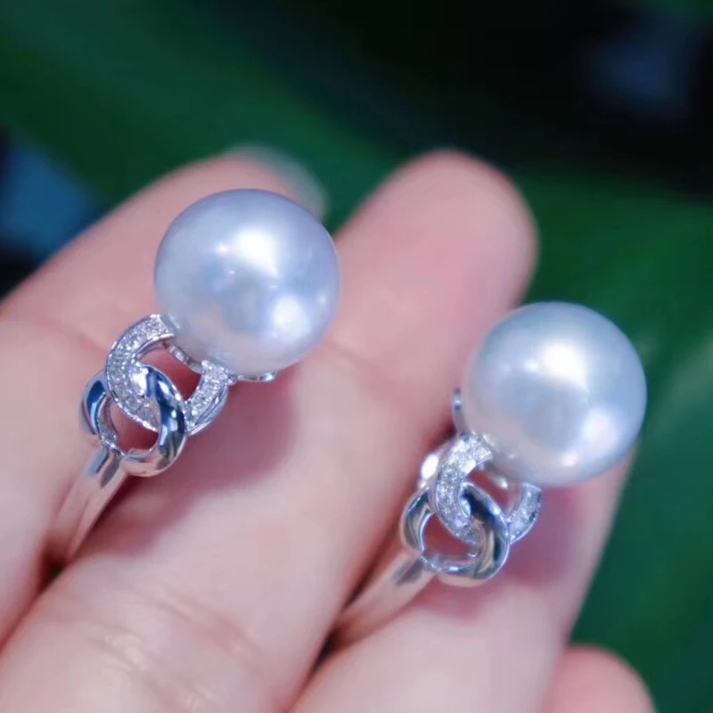 

Hot 925 Sterling Silver Adjustable Ring Findings Mountings Settings Parts Fittings for Pearls Jade Coral Stones Bead