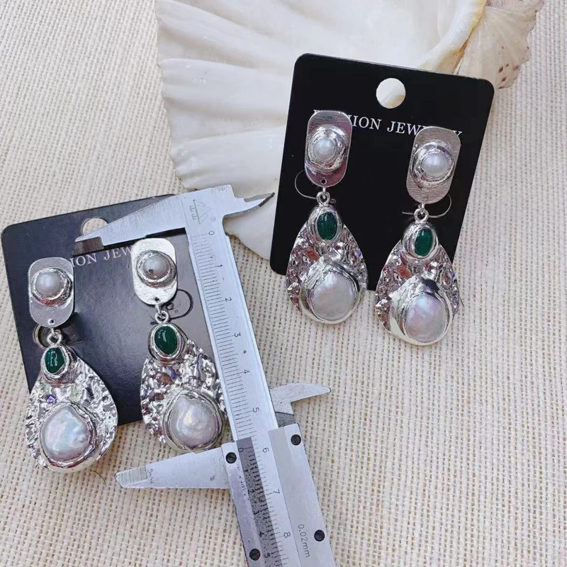 New Fashion Woman Earrings Luxuy Trendy Pearl Drop Earring 3Pair Earring Wholesale Blue