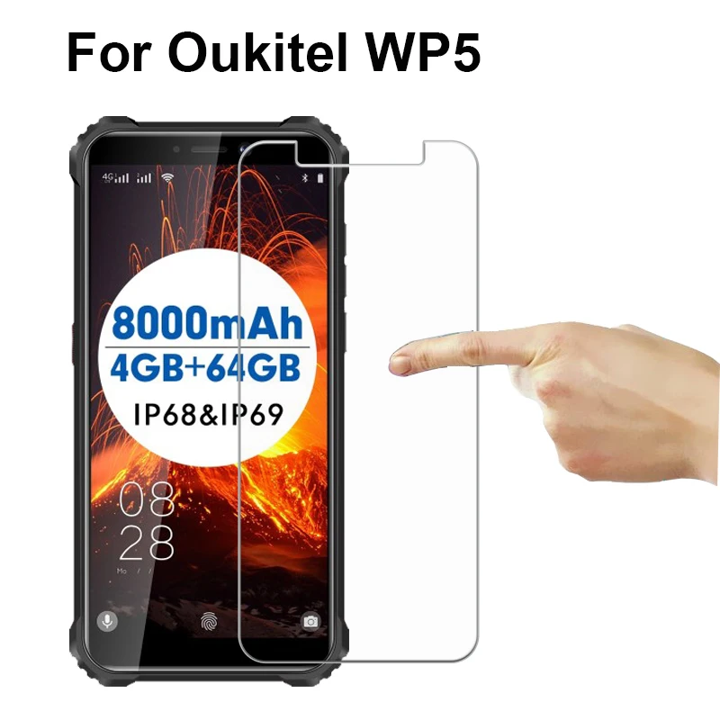 9H Smartphone Protective Glass Film Explosion-proof Glass Oukitel WP5 Pro Tempered Glass for Oukite WP5 Pro 5.5 Screen Protector