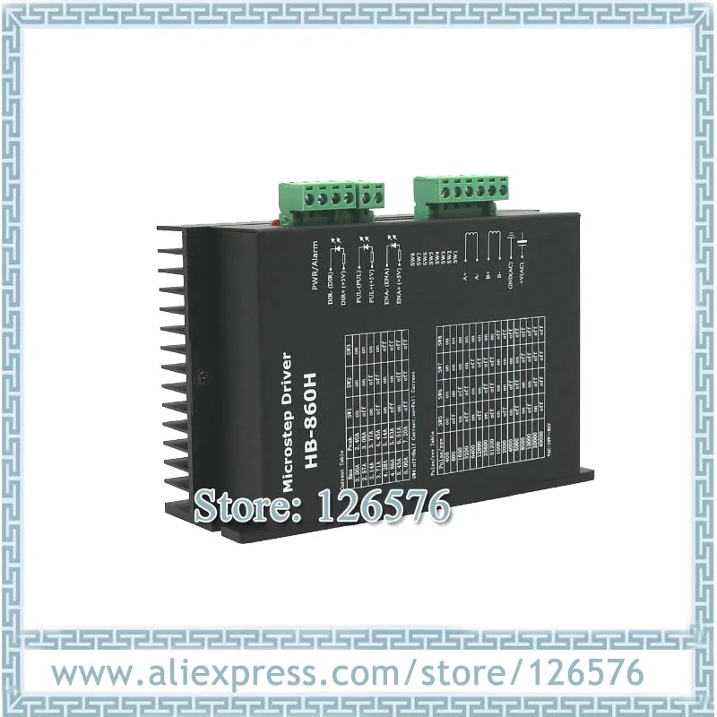 2 phase 32 bit DSP digital stepper driver Motor driver HB-860H 18-80VAC / 24-100VDC 7.2A  fit for 57, 86 stepper motor