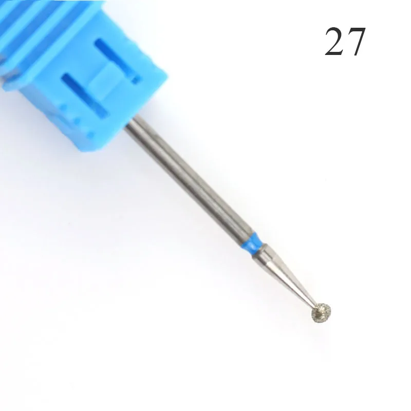 Diamond Nail Drill Bits Electric Manicure Machine Milling Bit Cuticle Accessories Rotary Burr Mills Cutter Nail Remover Tools