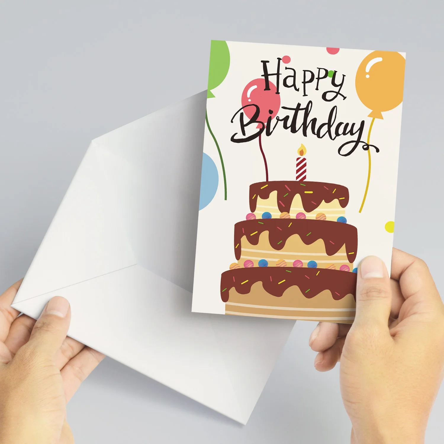 24pcs Greeting Card Eco Friendly Unique Birthday Cards Large Happy Birthday Cards Set For Adults And Kids Writing Blessing 10x15