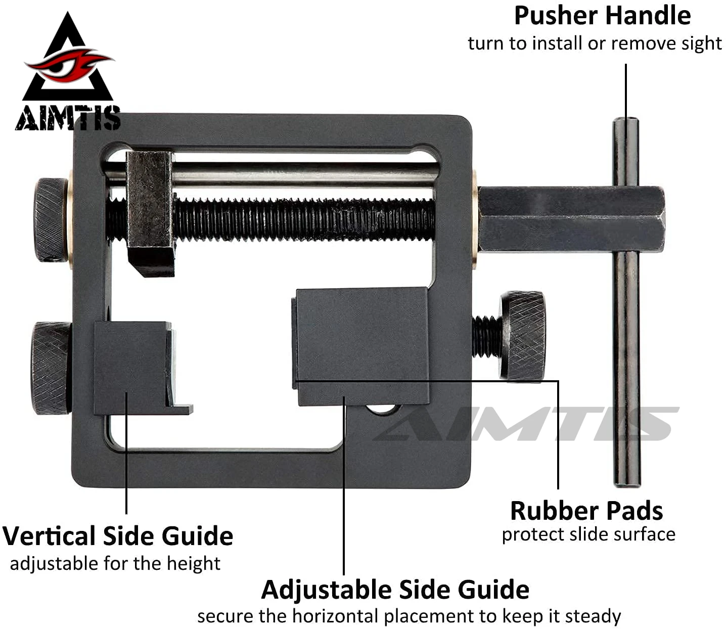 

AIMTIS Universal Handgun Sight Pusher Tool With Heavy Duty Pistol Durable Sight Tool Fit For Hunting Handguns