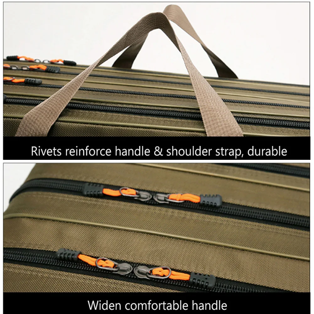 Mochila pesca gran capacidad – Bolsa impermeable para cañas y carretes