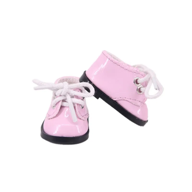 Doll Pink Boots Sports Shoes For 14.5 Inch Paola Doll&20 Cm Plush EXO &28 Cm Nenuco Doll Clothes Canvas Sneakers Girl`s Toys