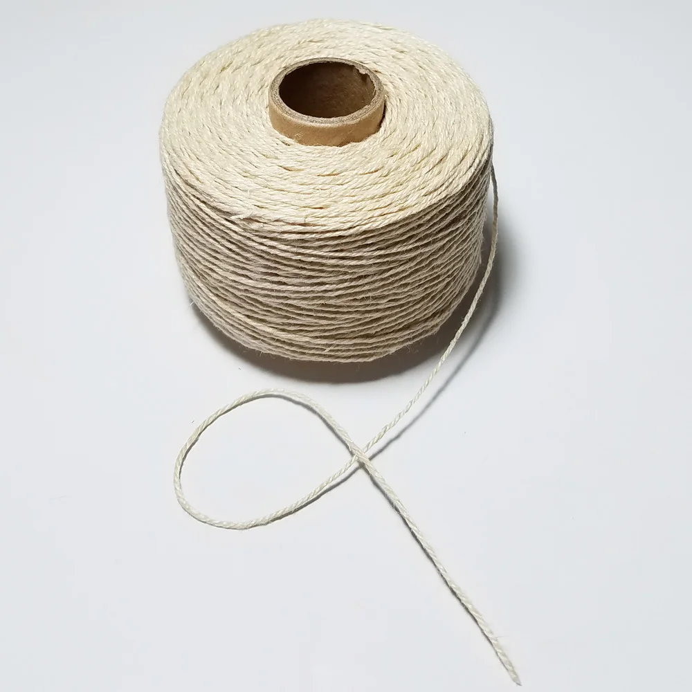 100% Linen rope 120m/roll Twine ramie thread cord for handmade sewing accessory DIY