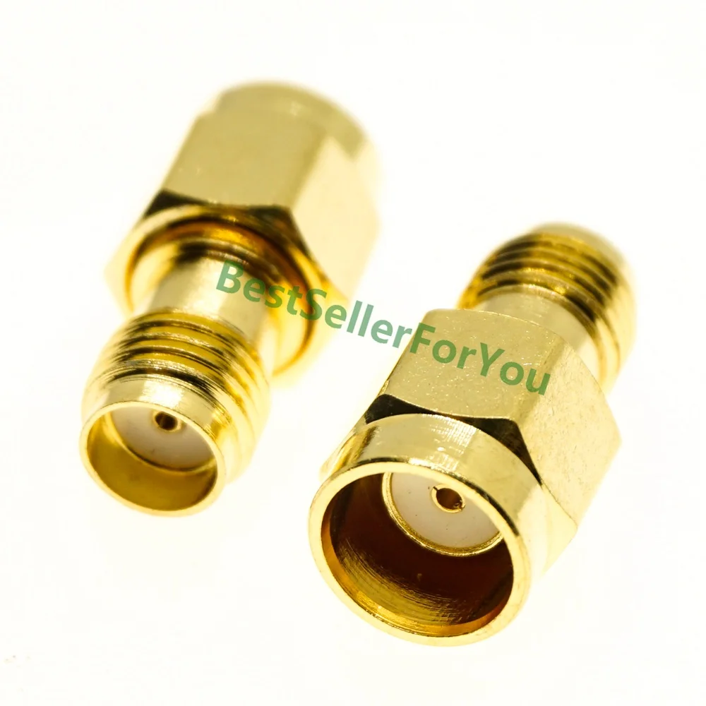 SMA Connector Female To Quick RP SMA Connector Male RPSMA Connector Plug Push-On Lot RF Coaxial Adapter Coupler