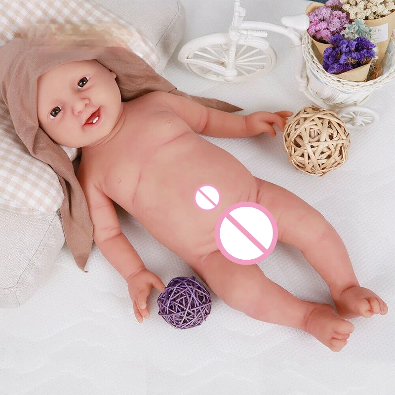 Lifelike Rebirth Baby Doll 20 Inch Rebirth Doll Silicone Girl Gift Toy To Accompany Your Child