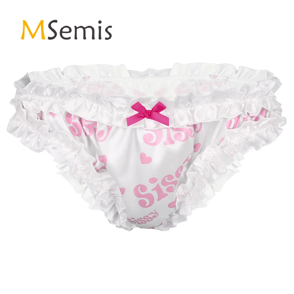 Intimo uomo Sissy intimo Super Frilly Ruffled High Cut Sissy Knickers Bloomers slip mutandine elastico in vita mutande