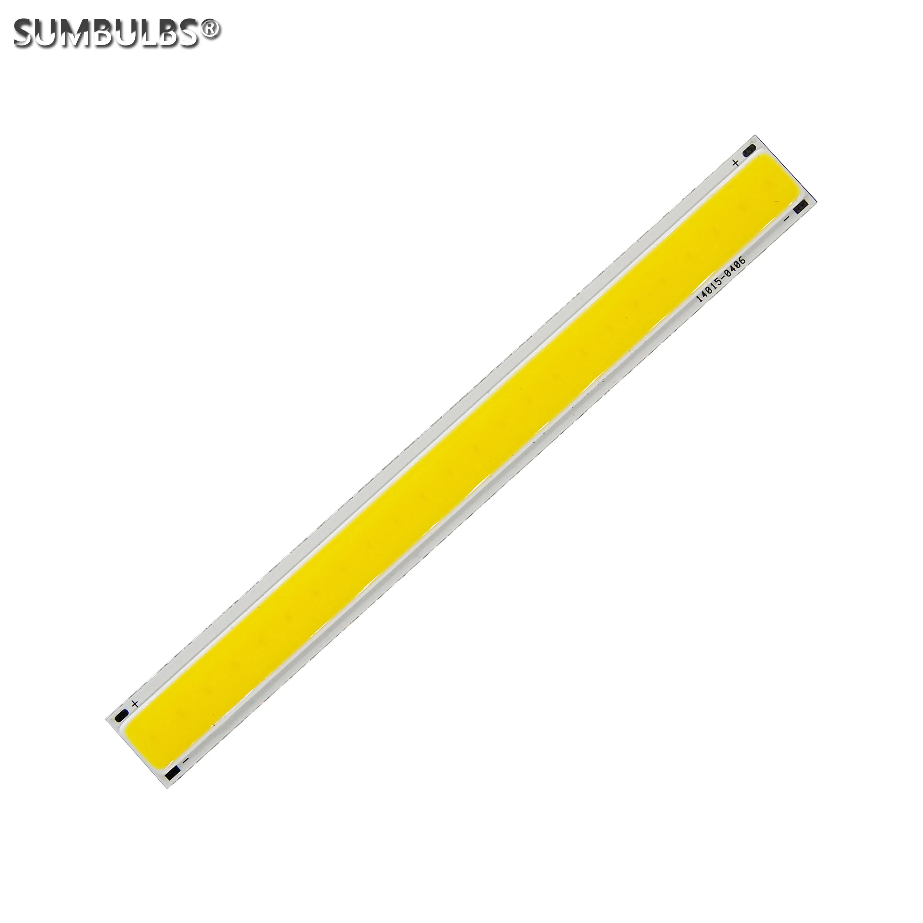 SUMBULBS 140x15mm DC12V 4W Bar COB Strip źródło światła żarówka ciepły zimny biały wysokiej jasne LED do jazdy dziennej reflektor do jazdy dziennej