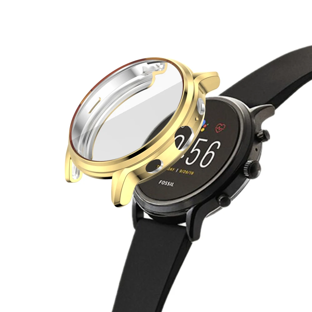 Screen Protector Case For Fos-sil Gen 5 Carlyle HR With Build in Screen， All-Around Protection Soft TPU Cover ( Carlyle)