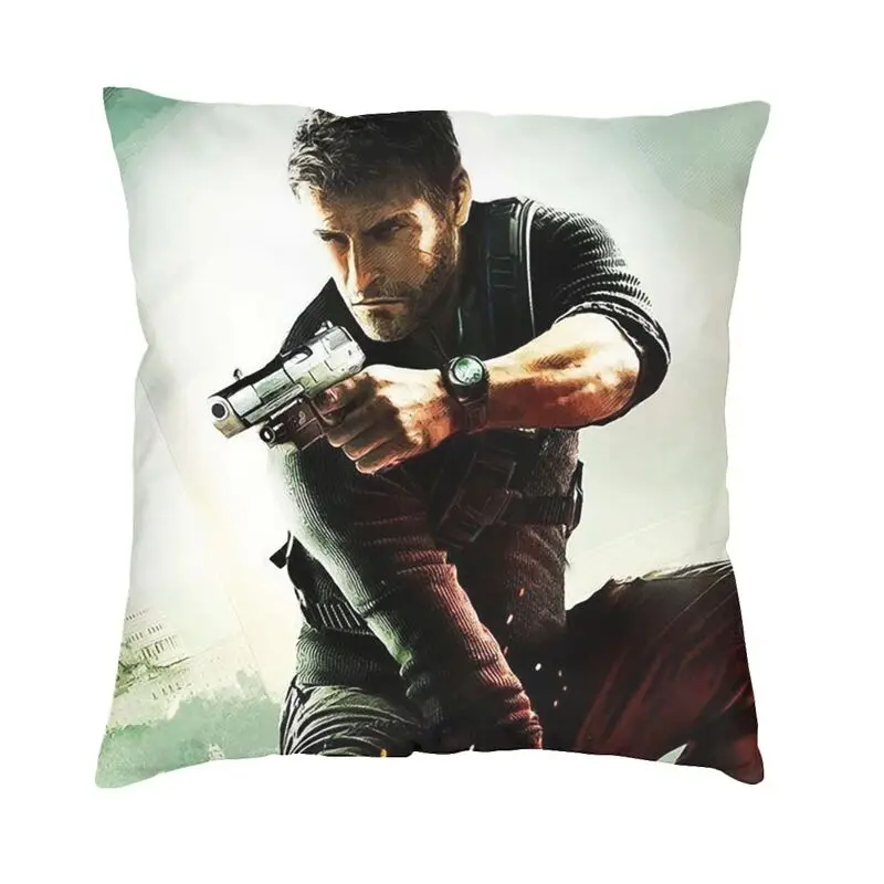 Uncharted Nathan Drake Cushion Cover Action Adventure Video Games Velvet Pillow Case For Living Room Pillowcase Home Decoration