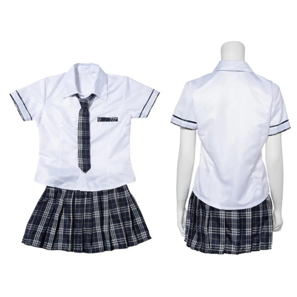 Uniforme JK de marinero japonés para niñas, conjunto completo de uniforme escolar, falda de línea A, coreano, japonés, Cosplay