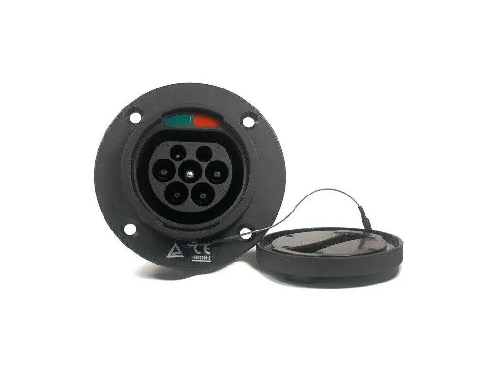 Sigma Type 2 Car Side EV Socket Charging Mode 16A 32A 110V-450V for Electric Vehicle Compatible All IEC 62196-2 Charger
