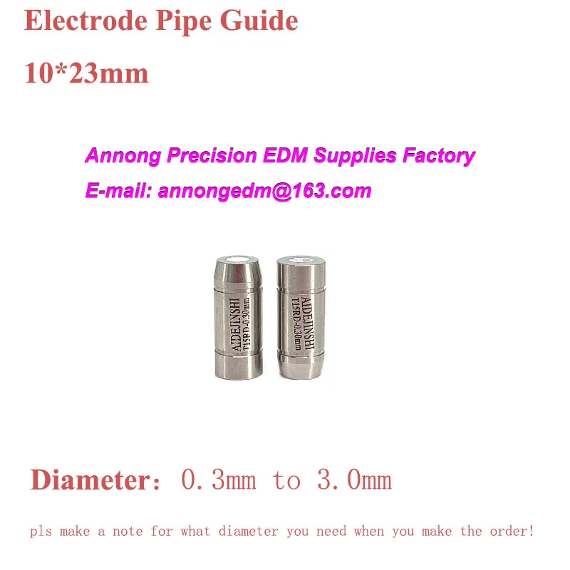 Guia Cerâmico 10*23 mm da Tubulação do Elétrodo de Ø0.5 mm Edm para a Máquina de Perfuração de Sodi c