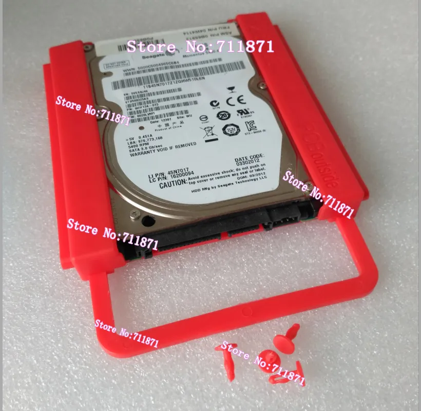 2.5 SSD HDD 3.5 HDD 장착 브래킷 2.5 ~ 3.5 HDD 고정 마운트 2.5 SSD 노트북 하드 디스크 데스크탑 컴퓨터 bracke에 설치