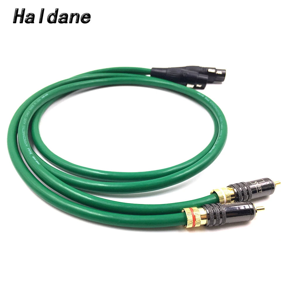 

Haldane Pair Type-WBT-0144 RCA to XLR Balacned Audio Cable RCA Male to XLR Female Interconnect Cable with MCINTOSH USA-Cable