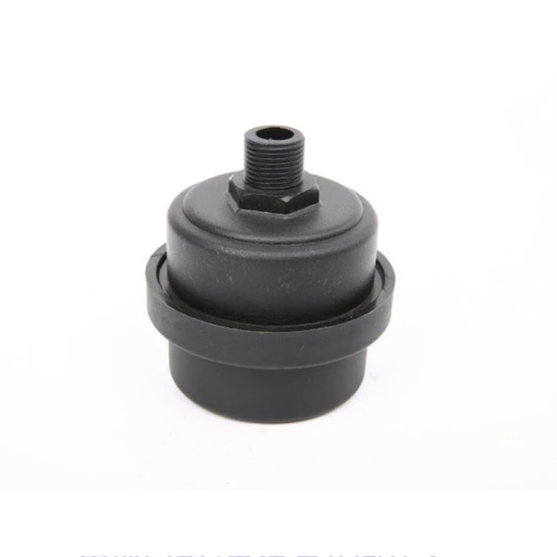 13mm 16mm 20mm Air Compressor Parts Metal Air Compressor Intake Filter Noise Muffler Silencer Thread Black/Silver