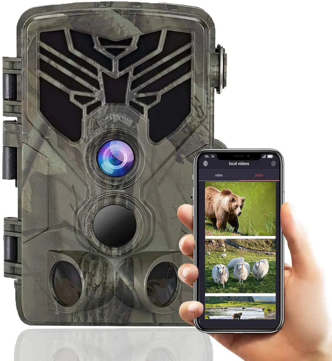 APP Bluetooth Control Live Show WIFI Trail Camera Hunting Wildlife Cameras WIFI830Plus 36MP 2.7K Video Night Vision Surveillance