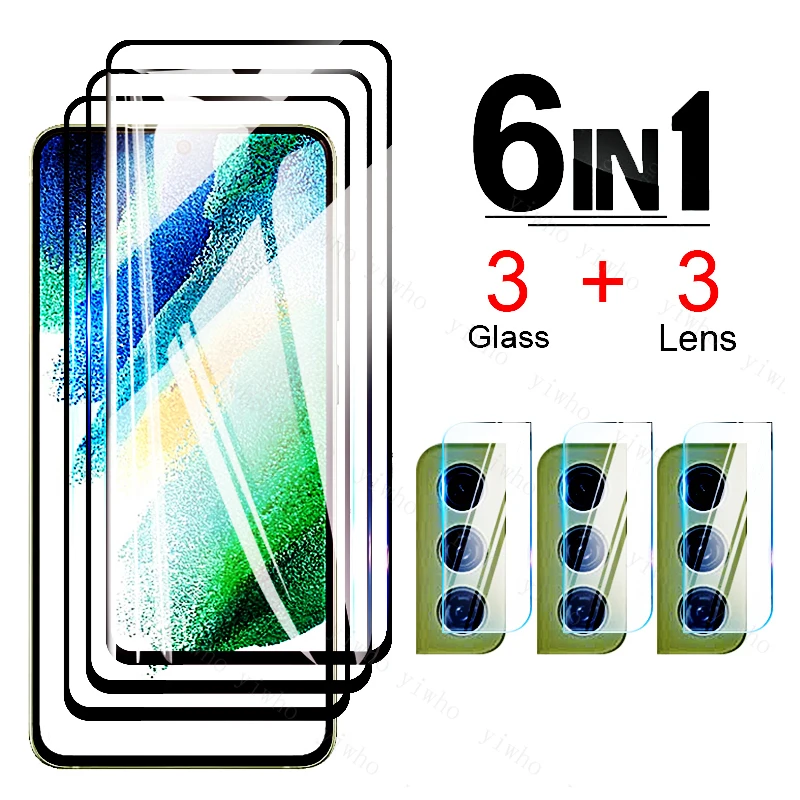 

Protective Glass for Samsung Galaxy s21 fe 5g SM-G990B SM-G990B/DS Screen Protectors camera lens Tempered Glass s 21 s21fe 2021