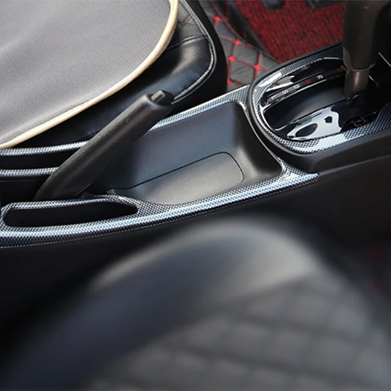 Dla 2015-2020 HONDA CITY GM6 panel zmiany biegów hamulec ręczny dopasowane obramowanie ramki, wykończenie wnętrza z włókna węglowego dla Ballade Grace 2017 2019 — zdjęcie 5