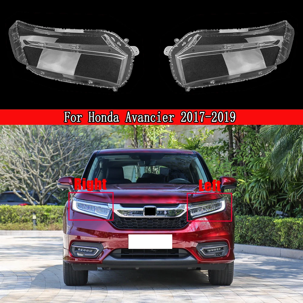 

Front Headlights Headlamp Glass Lamp Shade Shell Lamp Cover Transparent Mask Lens Lampshade For Honda Avancier 2017 2018 2019