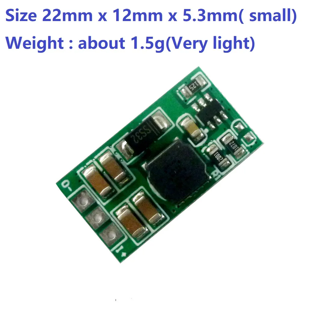 2PCS 3W +/- Voltage Converter Positive to Negative power supply DC-DC Boost-Buck Module +5~+28V to -5V -10V -12V-15V