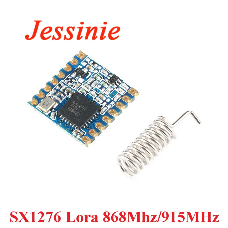 SX1276 Wireless Transceiver Module LORA/GFSK ESP32 868Mhz 915MHz Modulespread Spectrum Long-Range Wireless Communication Antenna