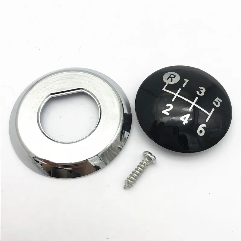 For TOYOTA Corolla RAV4 AVENSIS YARIS D4D URBAN ALTIS SCION Gear Shift Knob Emblem Badge Cover Lever Shifter Cap Black Silver