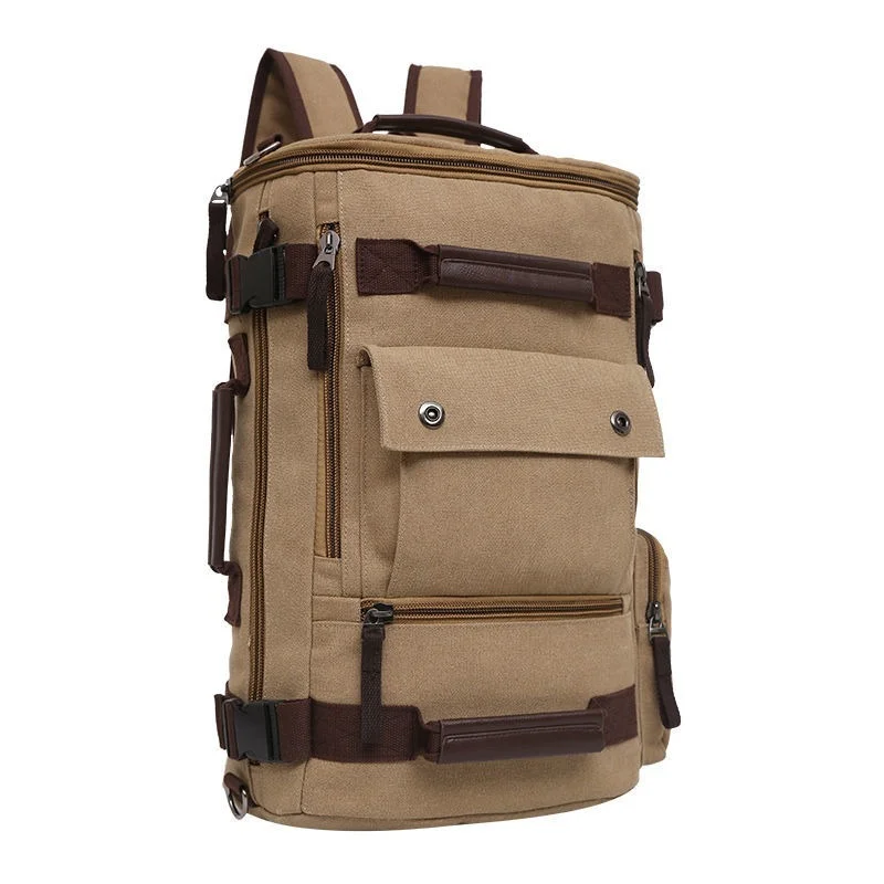 

Canvas Casual Business Men’s Laptop Backpack Brand 2024 New Trend Simple Male Travel Backpacks Durable School Bag Y274