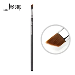 Jessup Eyebrow Brush Makeup Pure Synthetic Ultra-thin-tipped Precision Tapered for Lash Line Wooden  S142