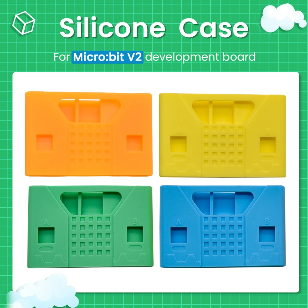 BBC Micro:bit V2.0 Colors Silicone Protective Cases Outer Shell  for Micro:bit V2