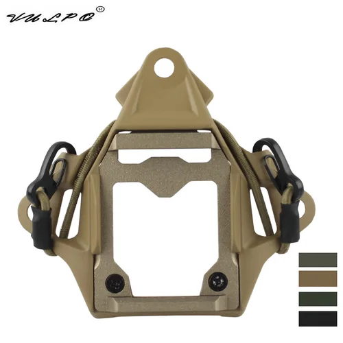 VULPO nuevo casco táctico Vas Shroud adaptador de montaje NVG de tres orificios para casco FAST MICH AF Wendy