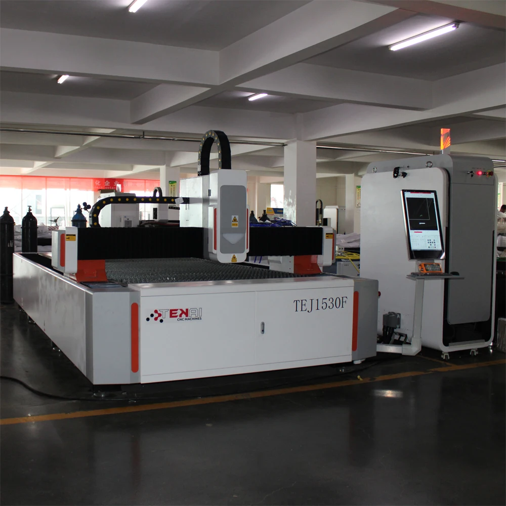 TEKAI Fiber Laser Cutting Machine 3KW Cnc Tube 3d Cutting / Flatbed 2000w Fiber Laser Cutting Machine