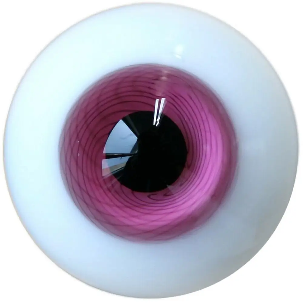 

[wamami] 6mm 8mm 10mm 12mm 14mm 16mm 18mm 20mm 22mm 24mm Pink Glass Eyes Eyeball BJD Doll Dollfie Reborn Making Crafts