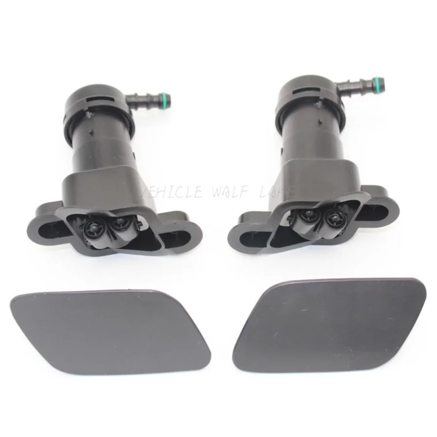 For Audi A4  B7 Avant Quattro 2005 2006 2007 2008 Car-styling Headlight Washer Lift Cylinder Spray Nozzle Jet +Cover Cap