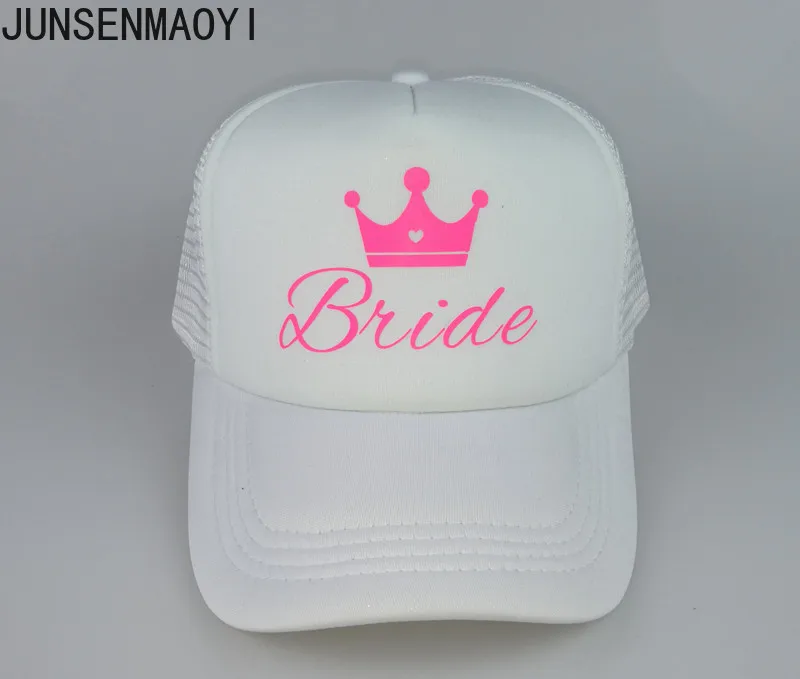 Personalized designer Team Bride and Bride Snapback Baseball Hats Print truckers Bachelorette Party Hat Women Adjustable Caps