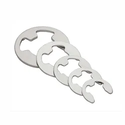 10/100pcs M1.2 M1.5 M2 M3 M4 M5 M6 M7 M8 M9M10M11M12M13M15M16 304 Stainless Steel E Clip Circlip Retaining Ring Washer for Shaft