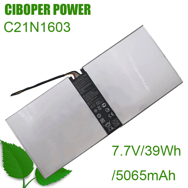 CP Original Laptop Battery C21N1603 7.7V/39Wh/ 5065mAh For Transformer 3 Pro T303UA T303UA-0053G6200U T303UA-GN050T