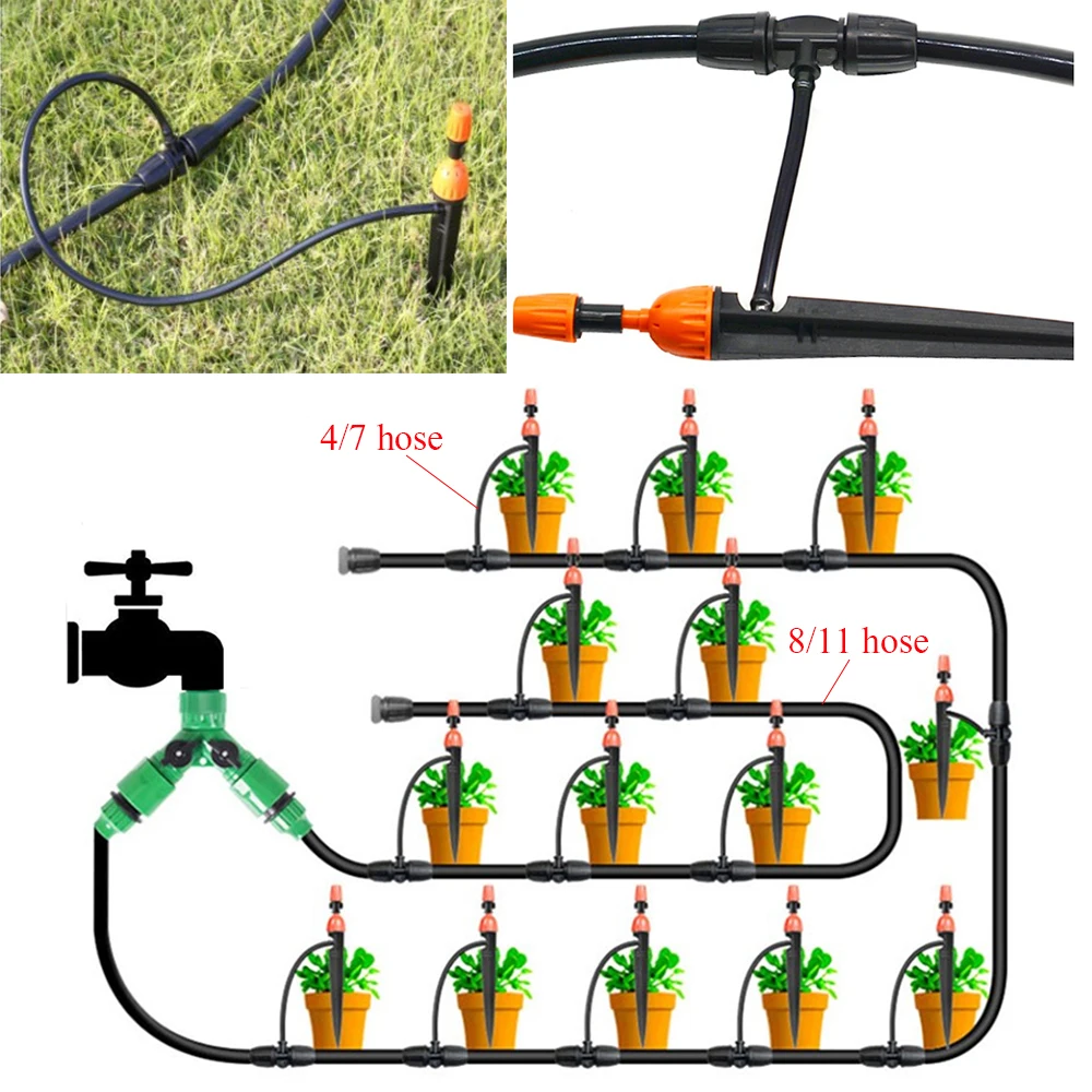 Manguera de riego de jardín, 1/8 de PVC de tubería de agua \