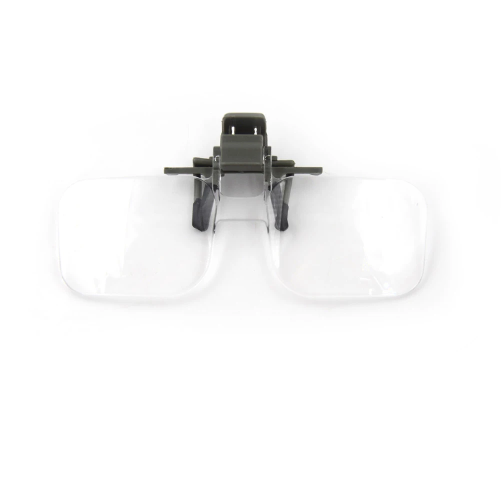 Magnifier Folding Handfree Clip On Clear Magnifying Glasses HD Lens Precise Eyeglasses Jewellery Appraisal Watch Repair Tool