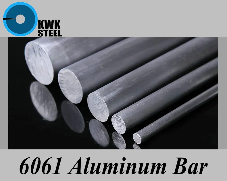 Aluminum AL 6061 Round Bar Aluminium Strong Hardness Rod for Industry or DIY Metal Material Frame Metal Bar for Mould CNC Mold