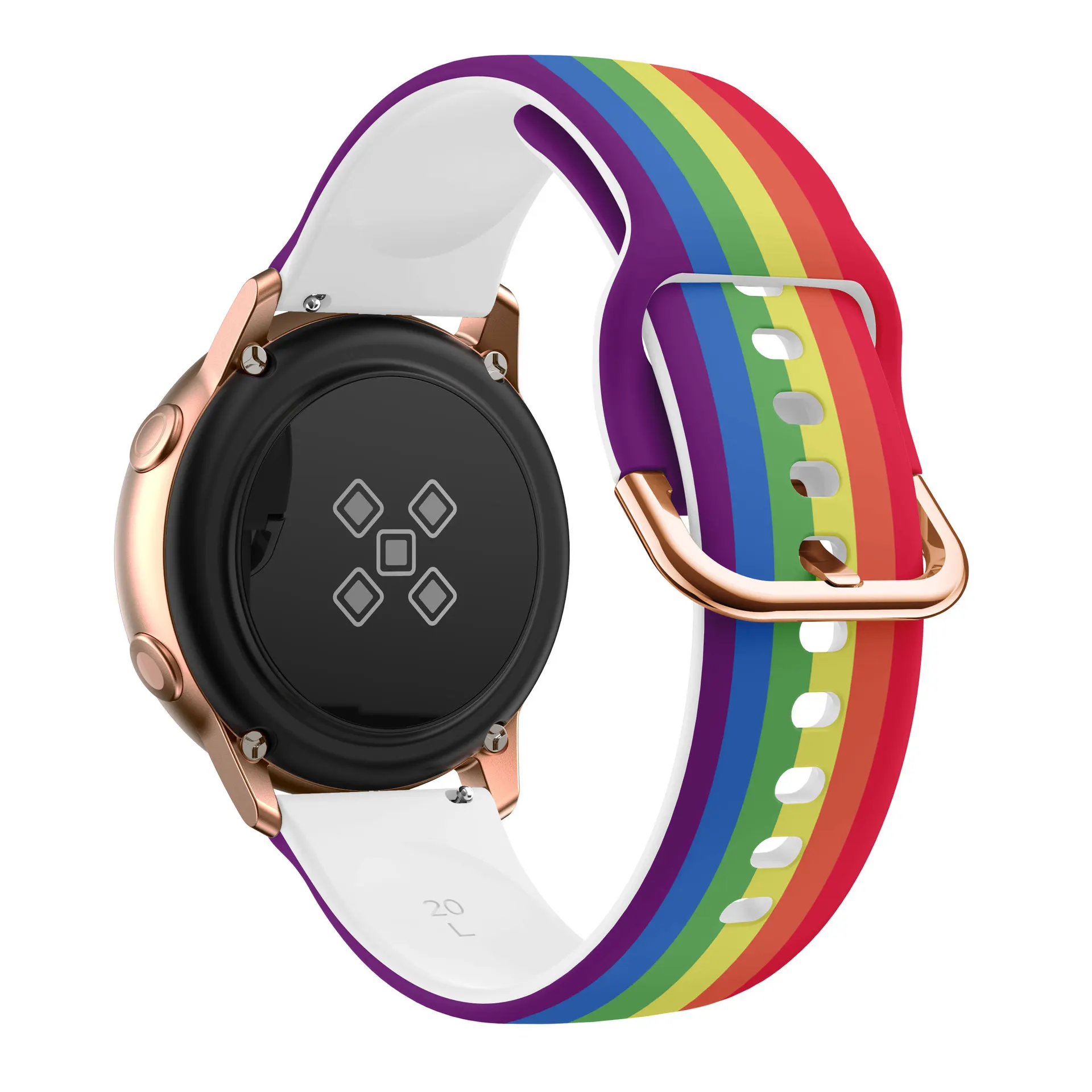 Correa de reloj de 20mm para Samsung Galaxy Watch, pulsera inteligente activada, accesorios