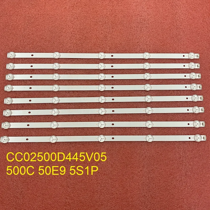 8pcs/set LED strip For For TH-LD50WE9 XYD50BA01 LE-8815A LE-8822A 50A6 LE50U51A LD-50FHD