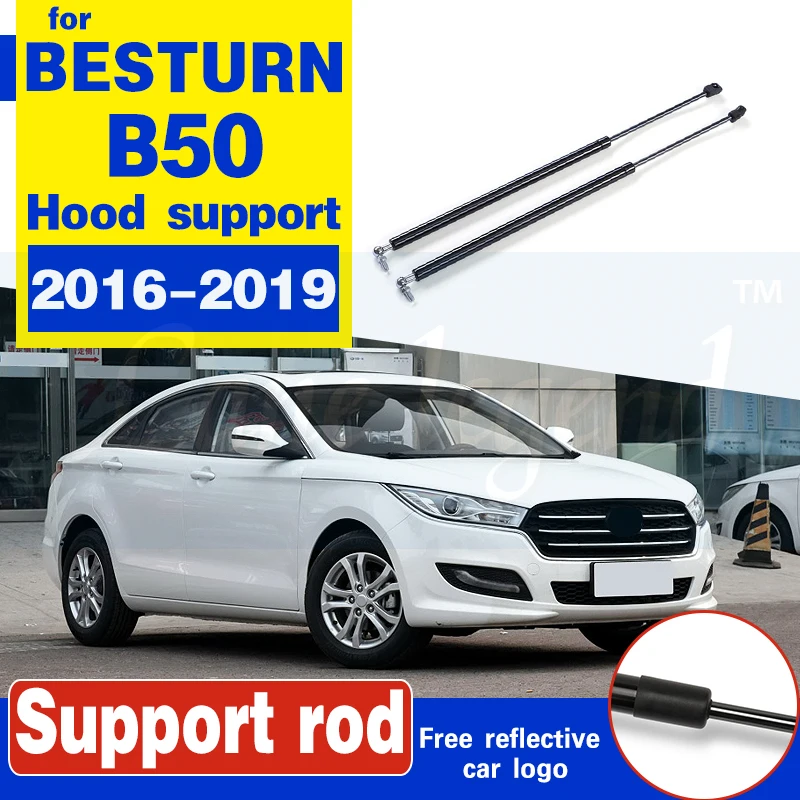 

Car Hood Cover Support Lifter Shock Bracket Strut Bars Rod For FAW BESTURN B50 2016 - 2019 fishing support rod holder bracket