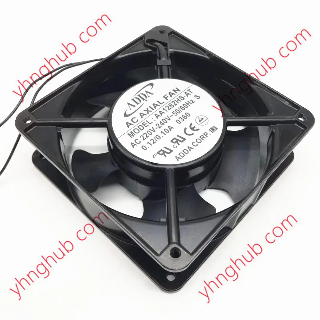 

ADDA AA1282HS-AT AC 220-240V 50/60Hz 2-Wire Server Cooling Fan