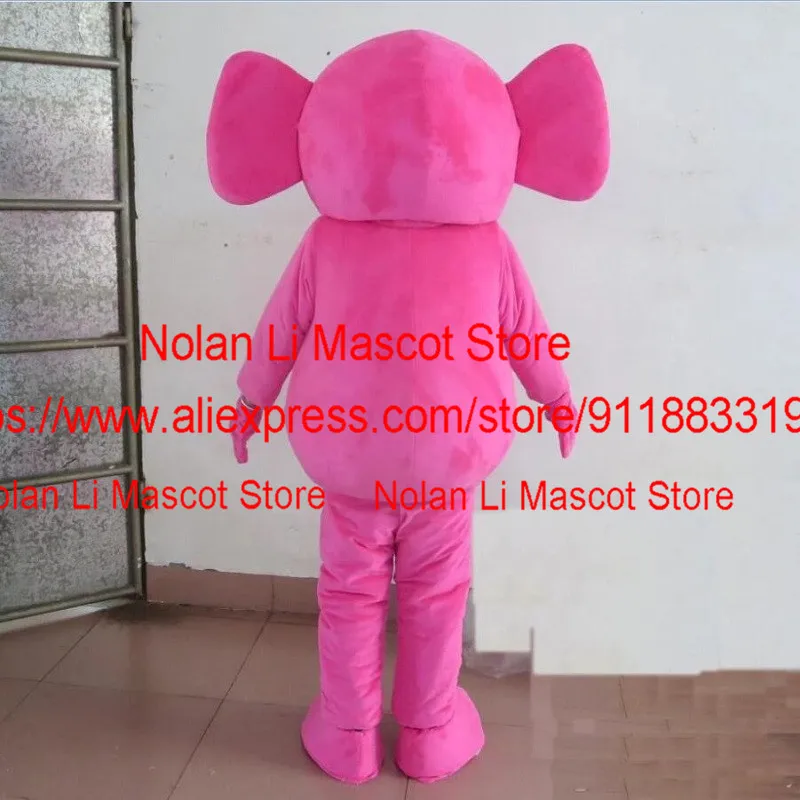 Modieus Ontwerp Olifant Mascotte Kostuum Cartoon Pak Rollenspel Film Rekwisieten Maskerade Wandelen Reclame Display 1238